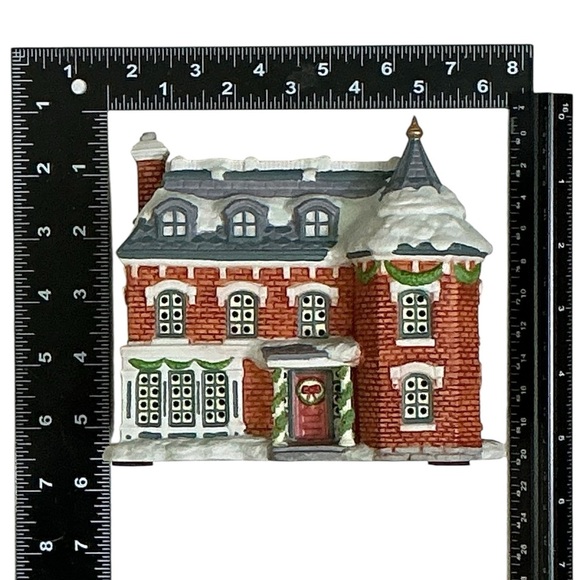 Vintage The Old Granville Place House Light Up Porcelain Village Limited Edition - Picture 12 of 16